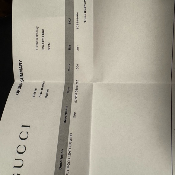 Gucci lug sole loafers 38.5. Never worn - Picture 8 of 9